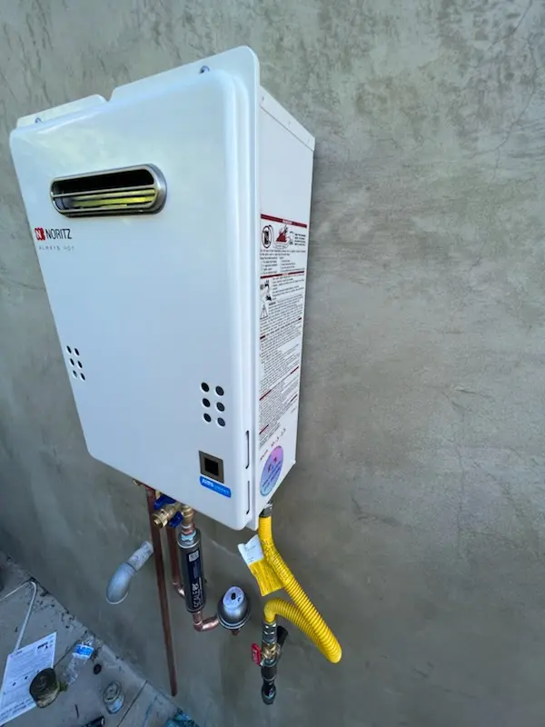 Tankless water heater installation for Falls Hill homes